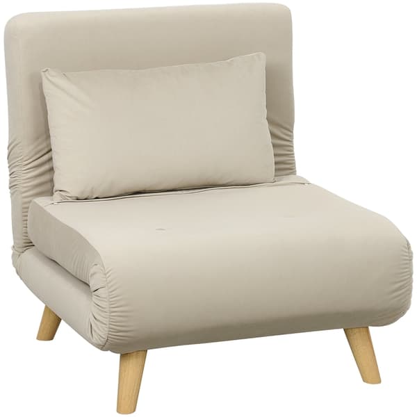 SONNENH Fåtölj, Sammet, Beige, 78 × 72 × 79 cm