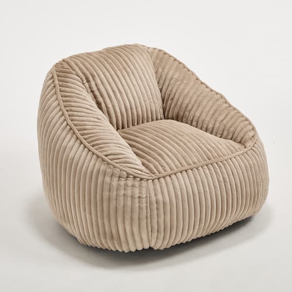 SONNENH Sittsäck, Chenille, Kamelfärgad / Brun, 98 × 92 × 73 cm
