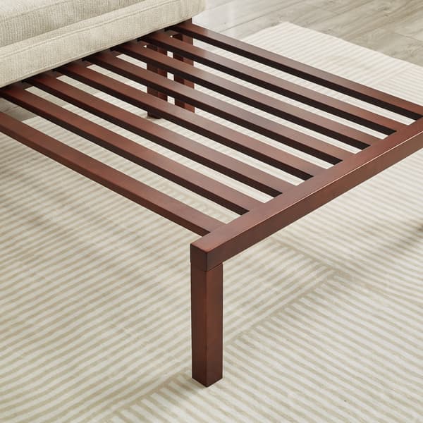 SONNENH Solid Træ Folde Sofa Seng – Multifunktionel Enkel Udtræksseng - BEIGE
