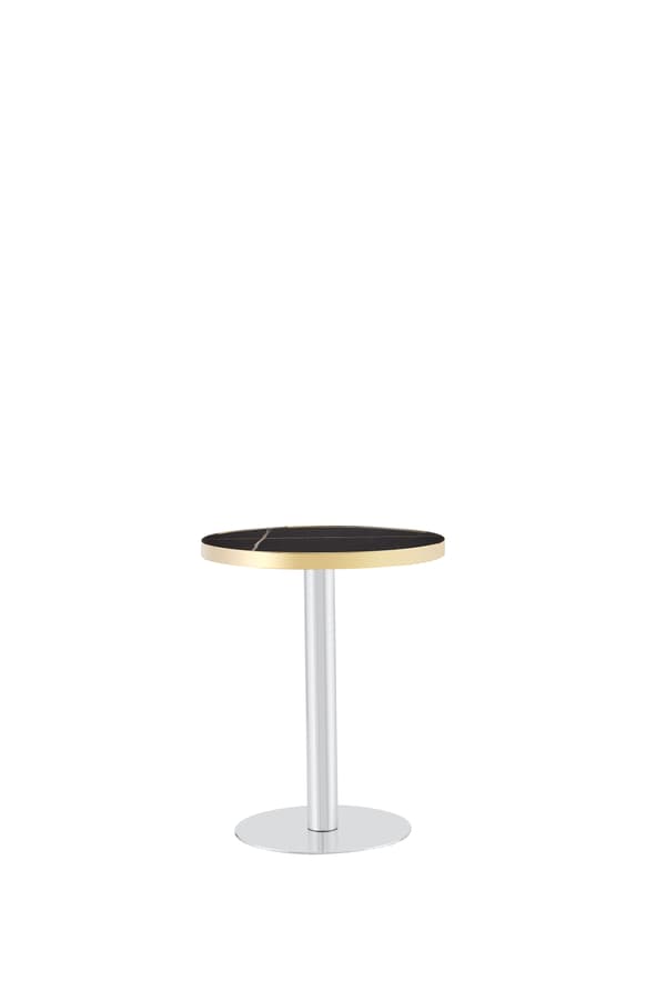SONNENH Sidebord, MDF, Sort, 60 × 60 × 74 cm