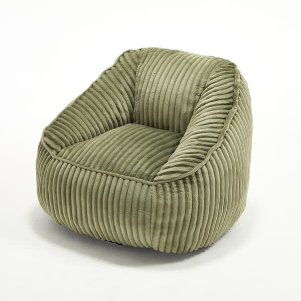 SONNENH Sittsäck, Chenille, Smaragdgrön, 98 × 92 × 73 cm