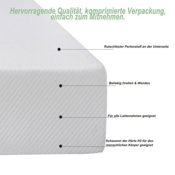 Barnsäng, 140 x 200 cm, vit, med förvaring