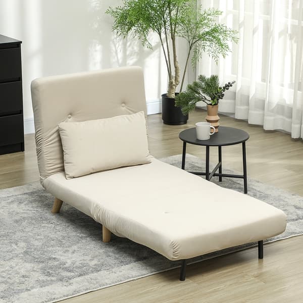 SONNENH Fåtölj, Sammet, Beige, 78 × 72 × 79 cm