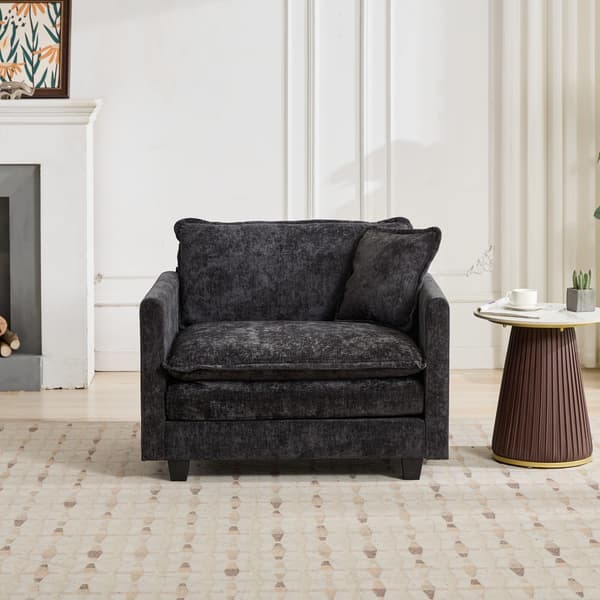 SONNENH Cloud Sofa one Seat (Armrests ingår inte), Modern Sectional Couch, för vardagsrum sovrum och lägenhet