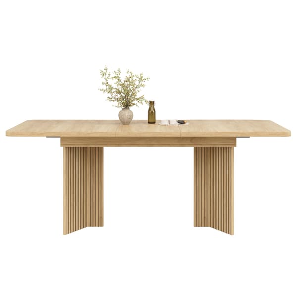SONNENH Matbord, MDF, Träfärgad, 120 × 80 × 76,1 cm