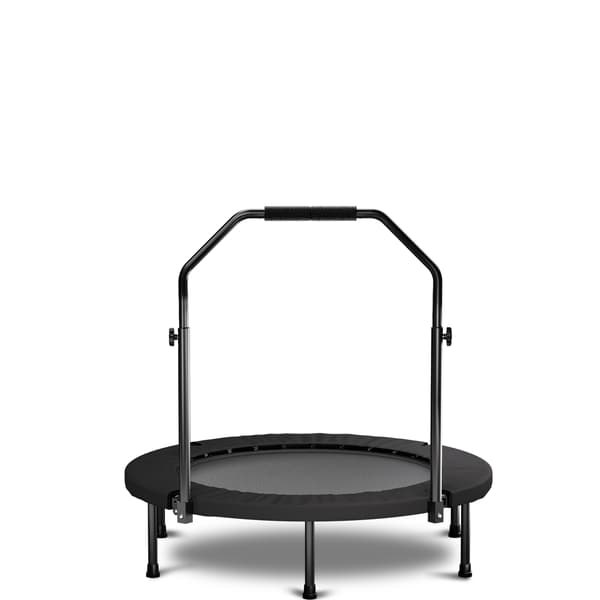 SONNENH 101cm Taitto Trampoliini Kahvalla - Standard Spring - Musta