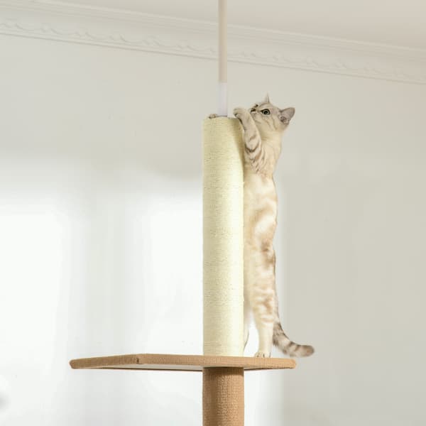 SONNENH Kradsestativ, Spånplade, Khaki, 43 × 27 × 260 cm