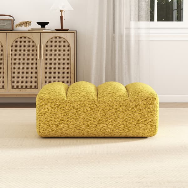 SONNENH Brravo Ottomaan Granular Fleece-Kellow