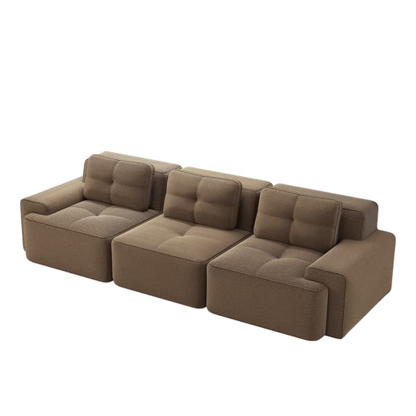 SONNENH Cloud Modular Sofa Boneless Sofa, Modular Corner Sofa, Overdimensioneret Modular Cloud Sofa, Komfortabel Corduroy Cloud Sofa Sofa