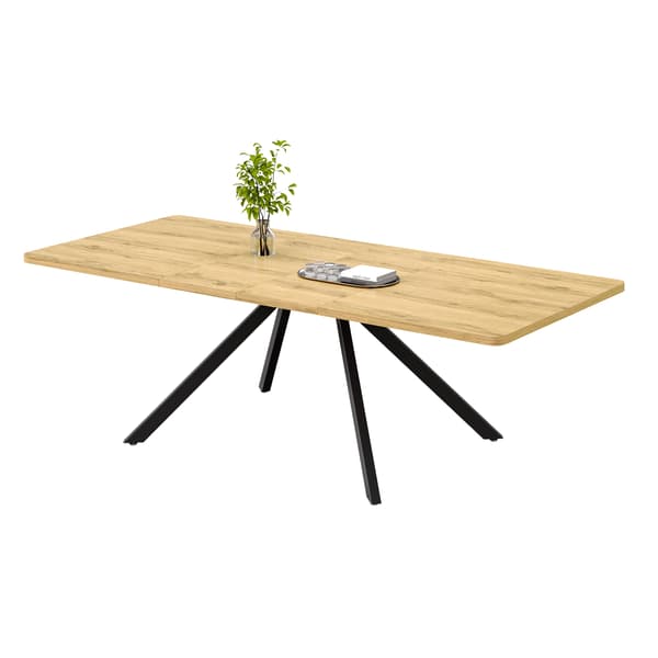 SONNENH Spisebord, MDF, Eg, 240 × 90 × 74,5 cm