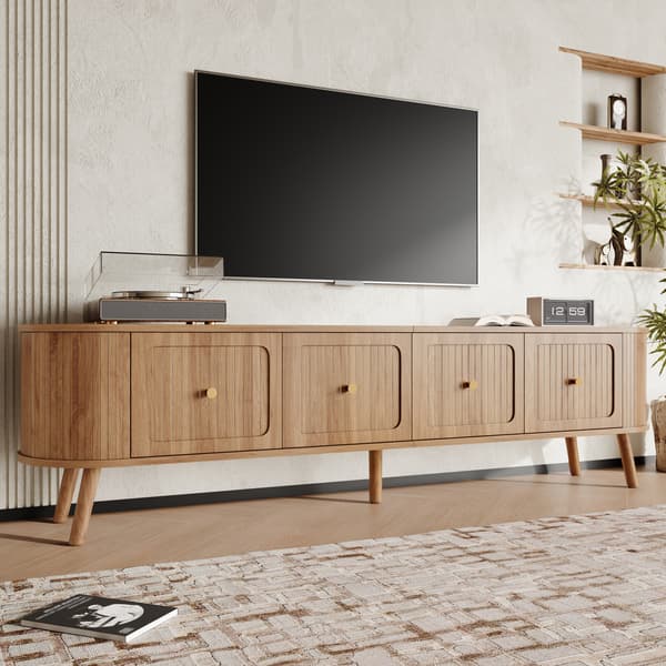 SONNENH TV-bord, MDF / Spånplade, Eg, 180 × 38 × 47 cm