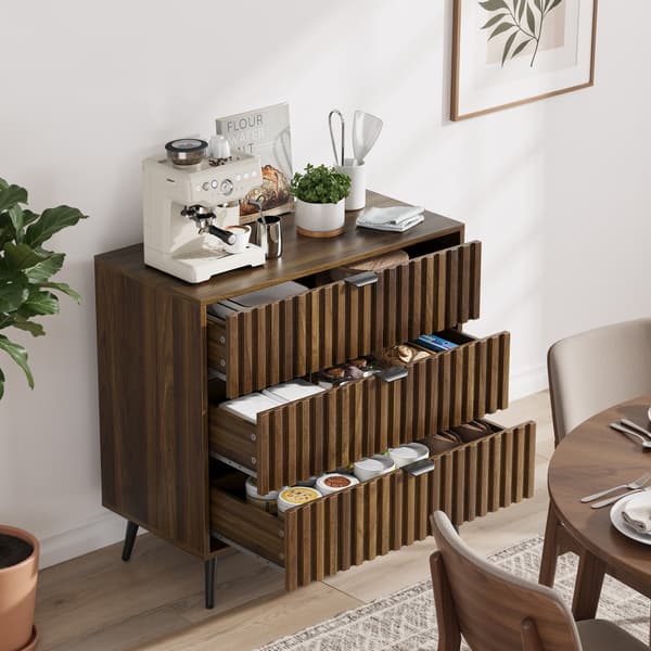 SONNENH Förvaringsskåp, MDF, Valnöt, 80 × 38 × 78 cm