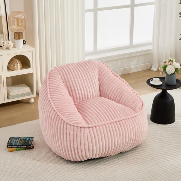 SONNENH Sittsäck, Chenille, Rosa, 98 × 92 × 73 cm