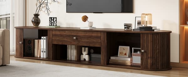 SONNENH TV-bord, Spånplade, Valnød, 180 × 40 × 40 cm