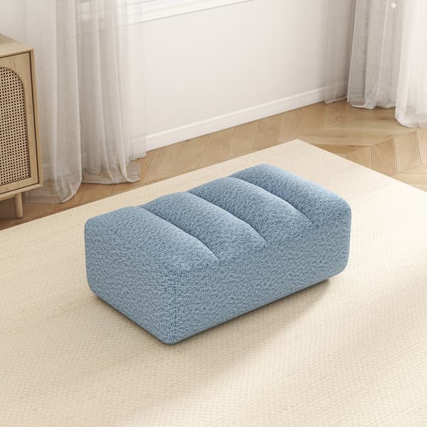 SONNENH Brravo Ottoman Granular Fleece-Blue