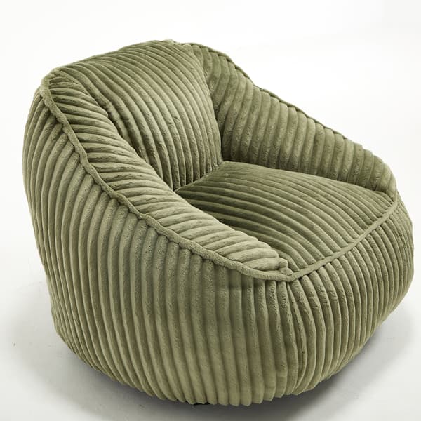SONNENH Sittsäck, Chenille, Smaragdgrön, 98 × 92 × 73 cm