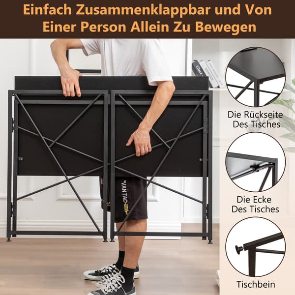 SONNENH Skrivebord-sort