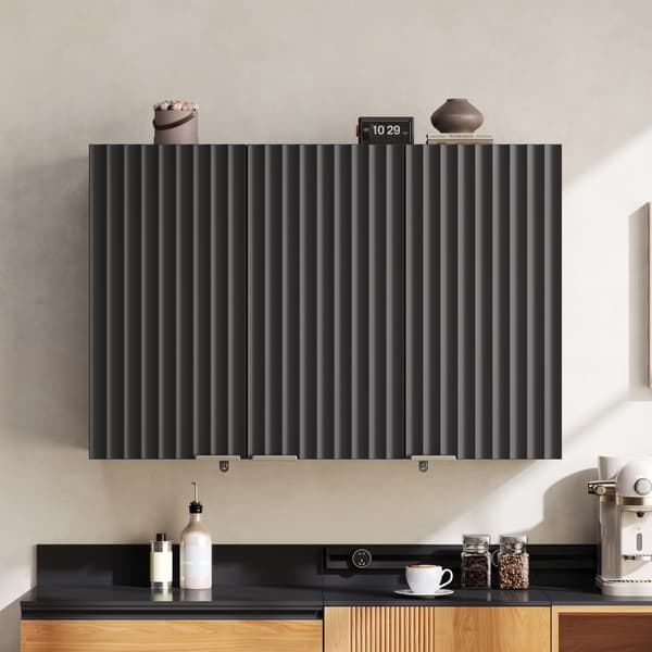 SONNENH Köksskåp, MDF, Svart, 90 × 29 × 60 cm