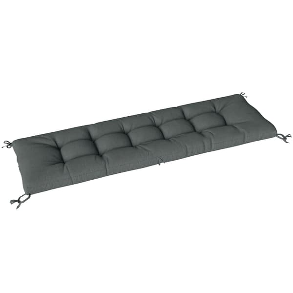 SONNENH Sittdyna, Polyester, Mörkgrå, 198 × 65 × 13 cm