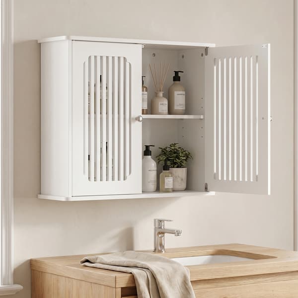 SONNENH Opbevaringsskab, MDF / Spånplade, Hvid, 60 × 20 × 52 cm