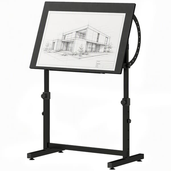 SONNENH Skrivebord, Træ / Metal, Sort, 90 × 60 × 90 cm