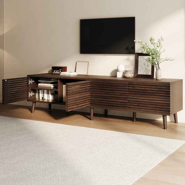 SONNENH TV-bord, MDF / Spånplade, Valnød, 180 × 40 × 46 cm