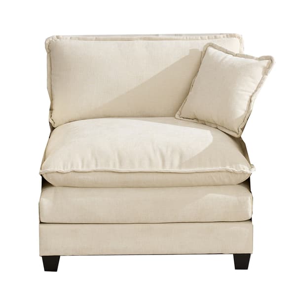 SONNENH Cloud Sofa one Seat (Armrests ingår inte), Modern Sectional Couch, för vardagsrum sovrum och lägenhet