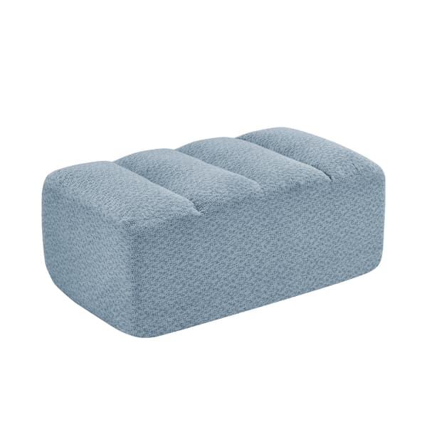 SONNENH Brravo Ottoman Granular Fleece-Blue