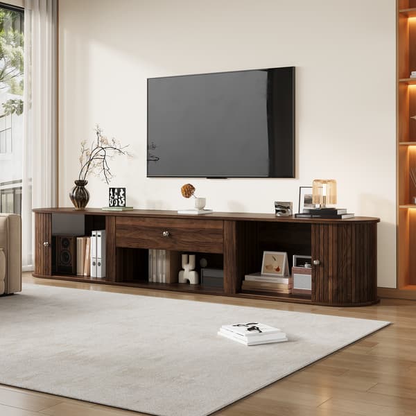 SONNENH TV-bord, Spånplade, Valnød, 180 × 40 × 40 cm