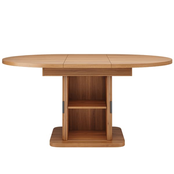 SONNENH Matbord, MDF, Träfärgad, 110 × 110 × 75 cm