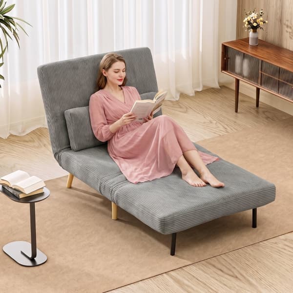 SONNENH Bäddsoffa, Polyester, Mörkgrå, 90 × 75 × 84 cm