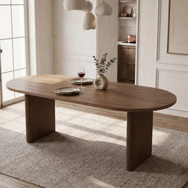 SONNENH Matbord, MDF, Valnöt, 200 × 90 × 75 cm
