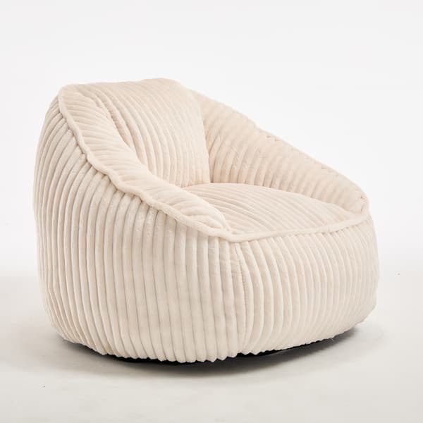 SONNENH Sittsäck, Chenille, Beige, 98 × 92 × 73 cm