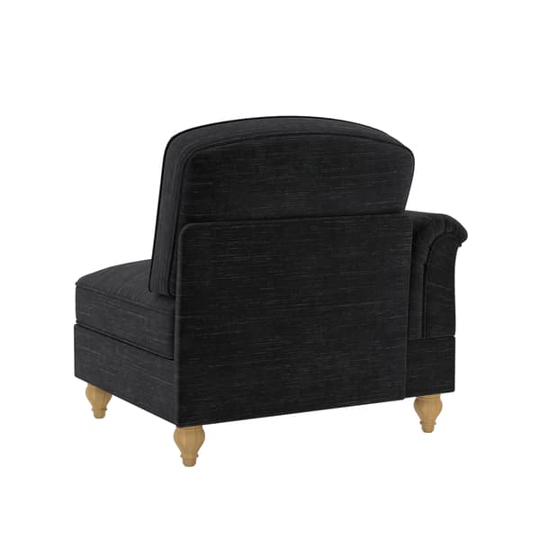 SONNENH Windsor-soffa LSF Chenille med 1 kudde - Svart