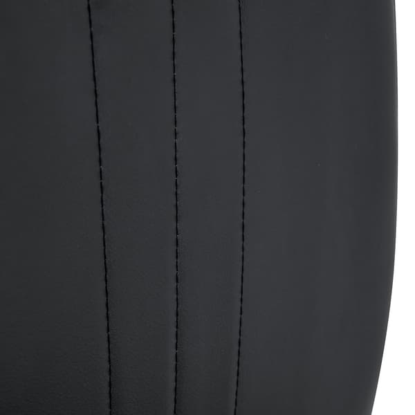 SONNENH Sæt af 4 sorte arched PU-stole – perfekt integreret i industrielle og moderne hjemdesign