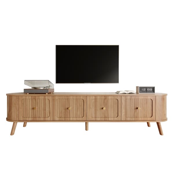 SONNENH TV-bord, MDF / Spånplade, Eg, 180 × 38 × 47 cm