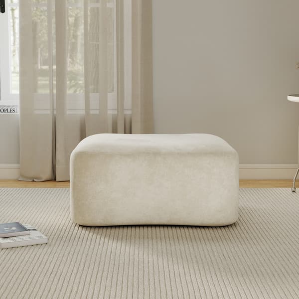 SONNENH Ottoman Sammet-Beige