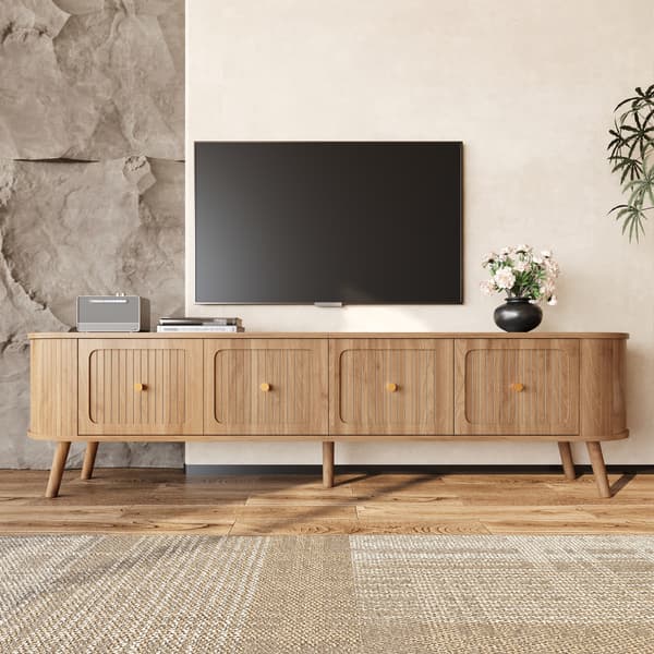 SONNENH TV-bord, MDF / Spånplade, Eg, 180 × 38 × 47 cm