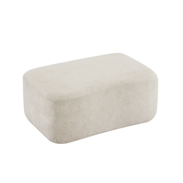 SONNENH Ottoman Sammet-Beige