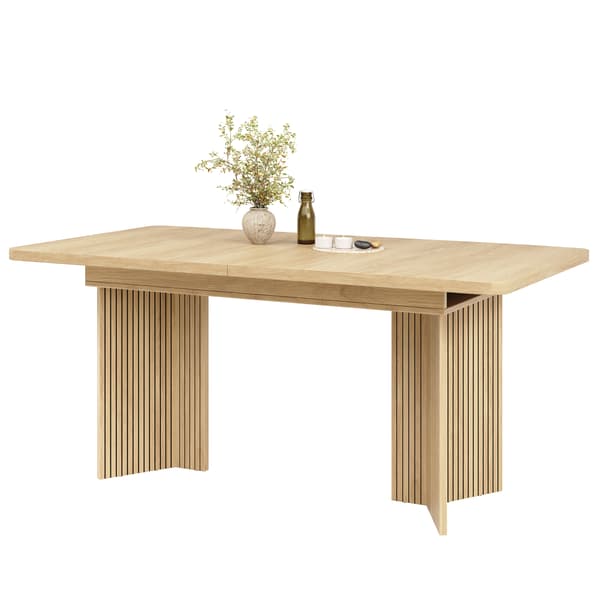 SONNENH Matbord, MDF, Träfärgad, 120 × 80 × 76,1 cm