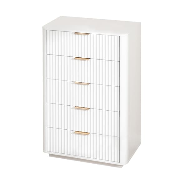 SONNENH Byrå, MDF, Vit, 70 × 40 × 108 cm