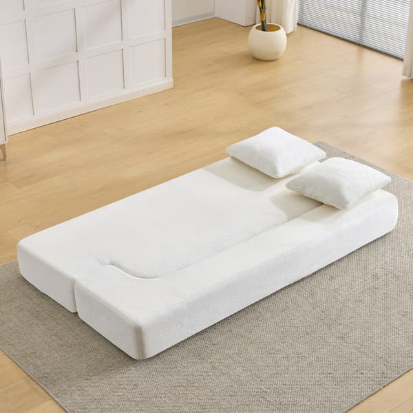 SONNENH Sofa, Skum, Hvid, 190 × 102 × 42 cm