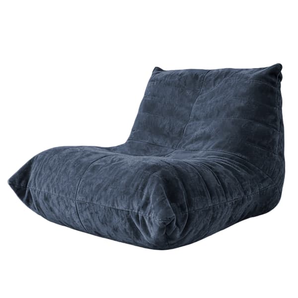 SONNENH Sittsäck, Chenille, Blå, 90 × 100 × 80 cm