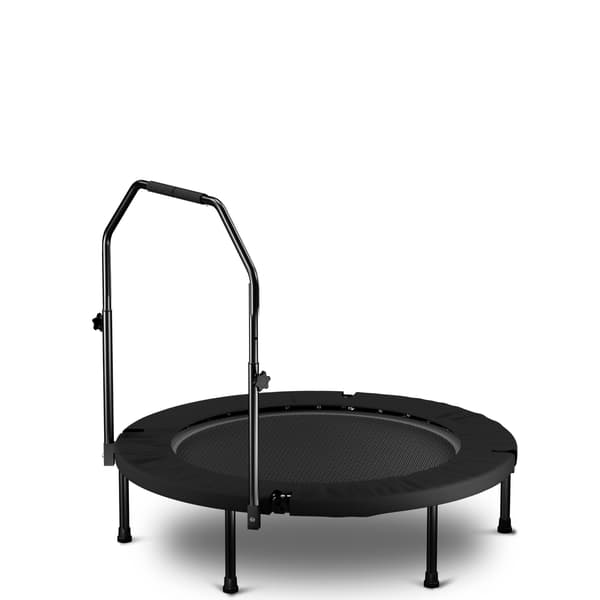 SONNENH 101cm Taitto Trampoliini Kahvalla - Standard Spring - Musta