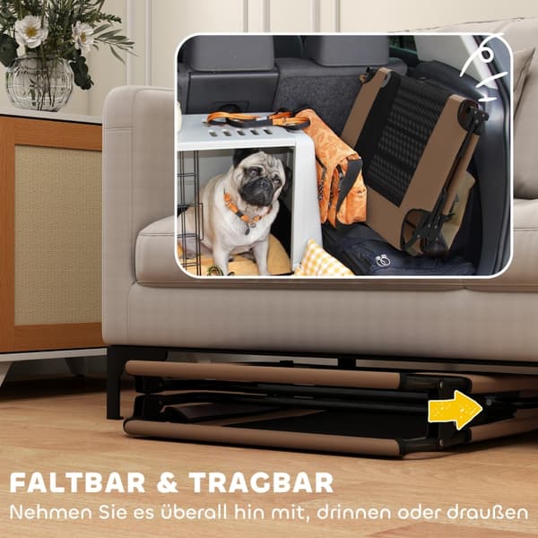 SONNENH Hundeseng, Polyester, Brun, 107 × 61 × 20 cm