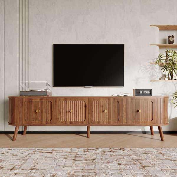 SONNENH TV-bord, MDF / Spånplade, Valnød, 180 × 38 × 47 cm