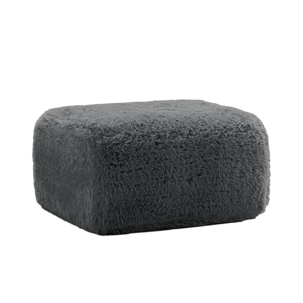 SONNENH Aviana Ottoman Plush Fabric - Grå
