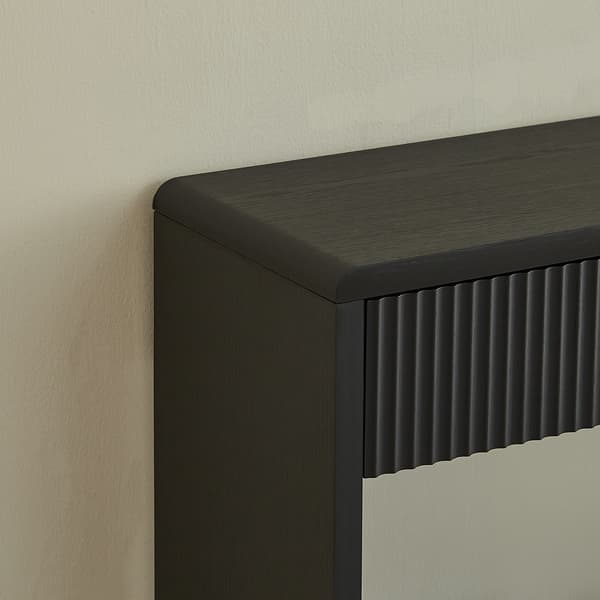 SONNENH Konsolbord, Spånplade, Sort, 150 × 35 × 85 cm