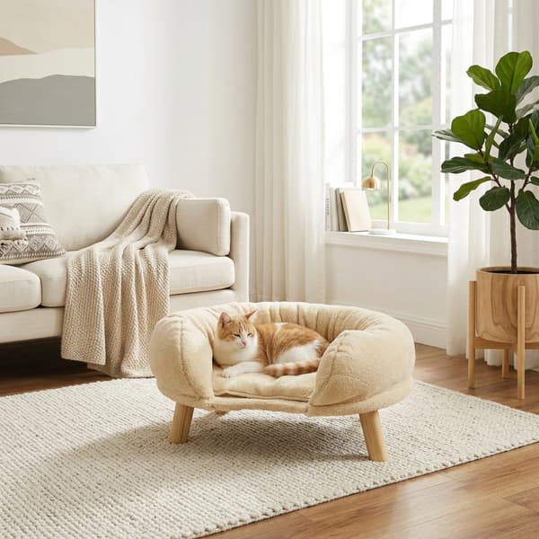 SONNENH XPT044 Beige kattsoffa Beige kattsoffa