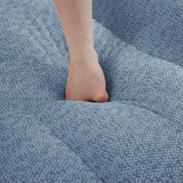 SONNENH Brravo Ottoman Granular Fleece-Blue